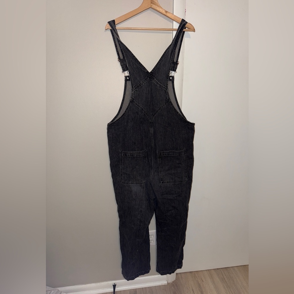 ⭐️black denim overalls! - Picture 3 of 4